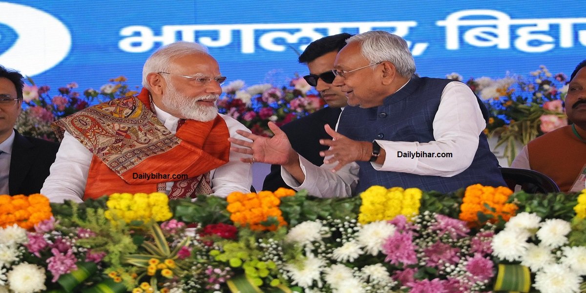 Nitish kumar and PM Modi